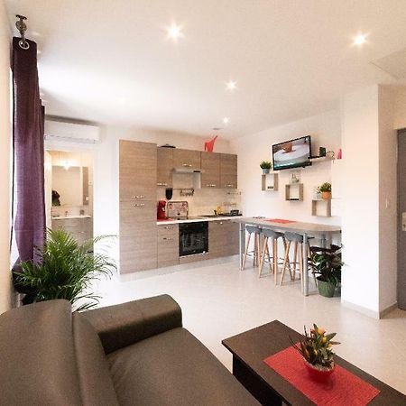Blue Purple Grand Stade Apartment Meyzieu Bagian luar foto